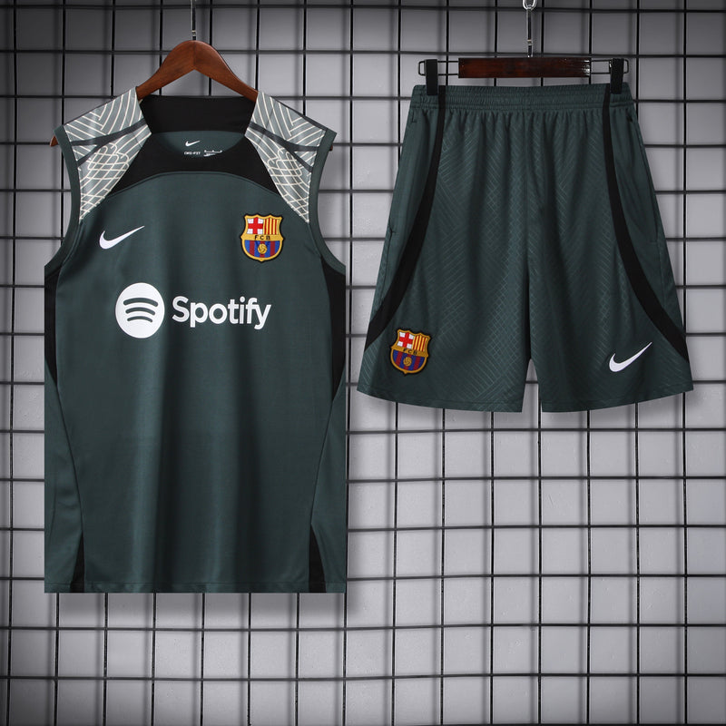 Kit Treino Barcelona 23/24 Nike - Chumbo