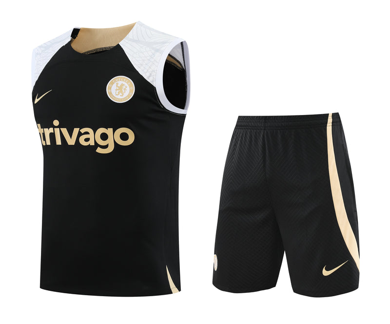 Kit Treino Chelsea 23/24 Nike - Preto