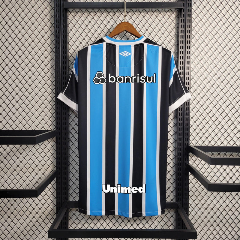 Camisa Oficial do Grêmio - 23/24 - Patrocínio- Personalizável