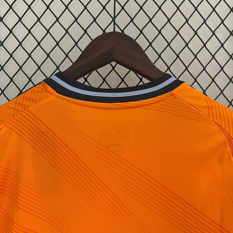 CAMISA LANÇAMENTO DO REAL MADRID 24/25 LARANJA