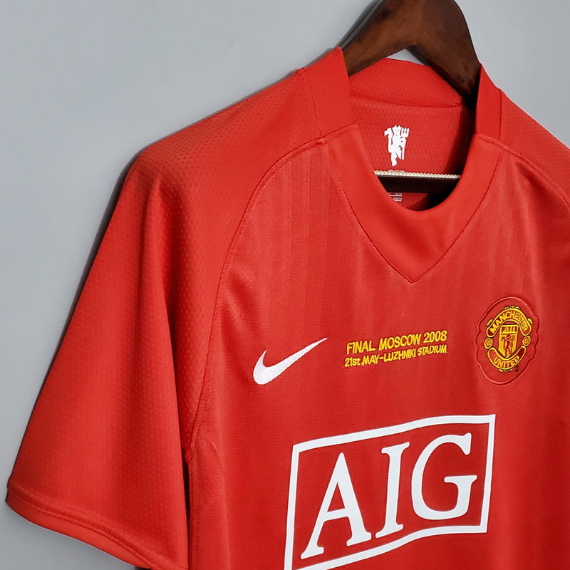 Camisa Retrô Manchester United 2007/08 Champions League Edition