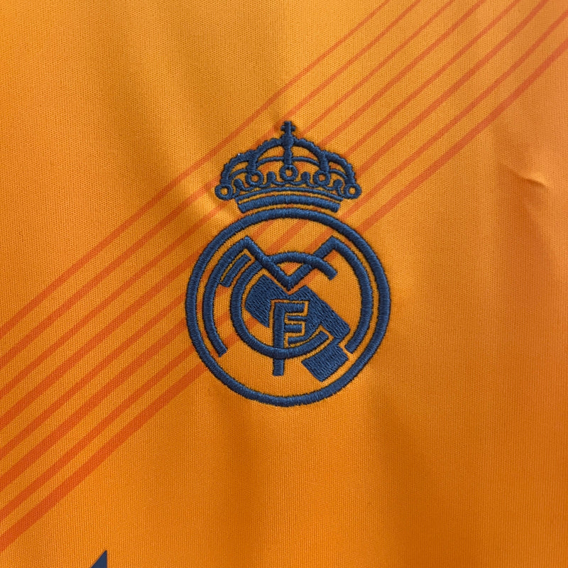 CAMISA LANÇAMENTO DO REAL MADRID 24/25 LARANJA