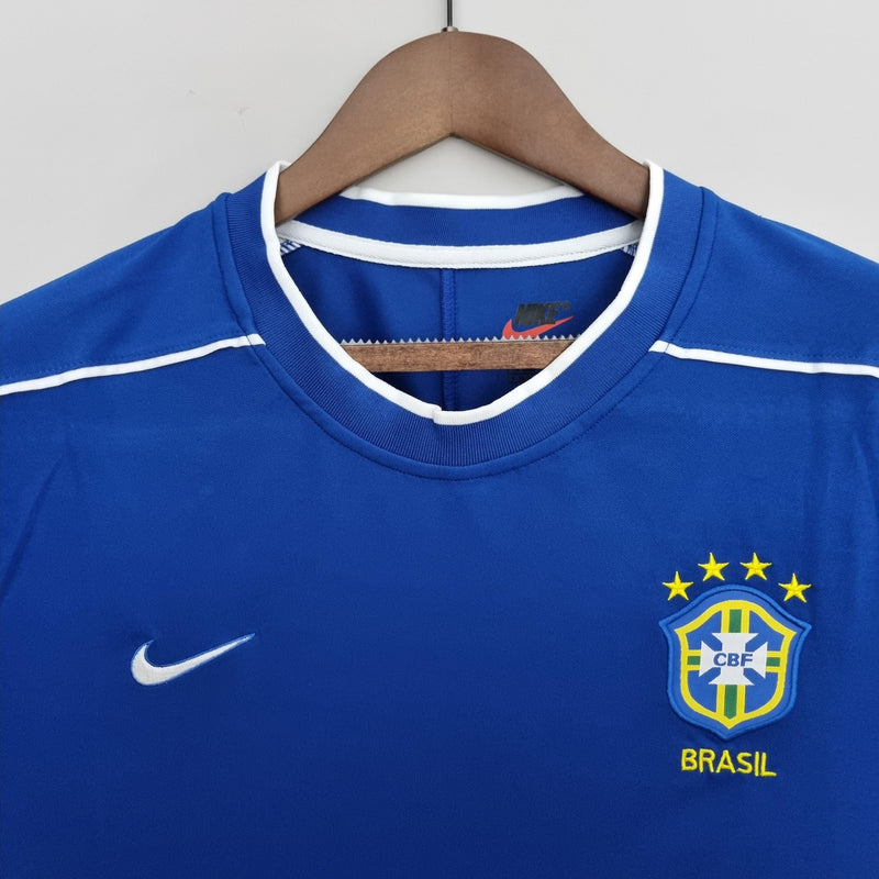 Camisa Retrô Seleção Brasil 1998/98 Away