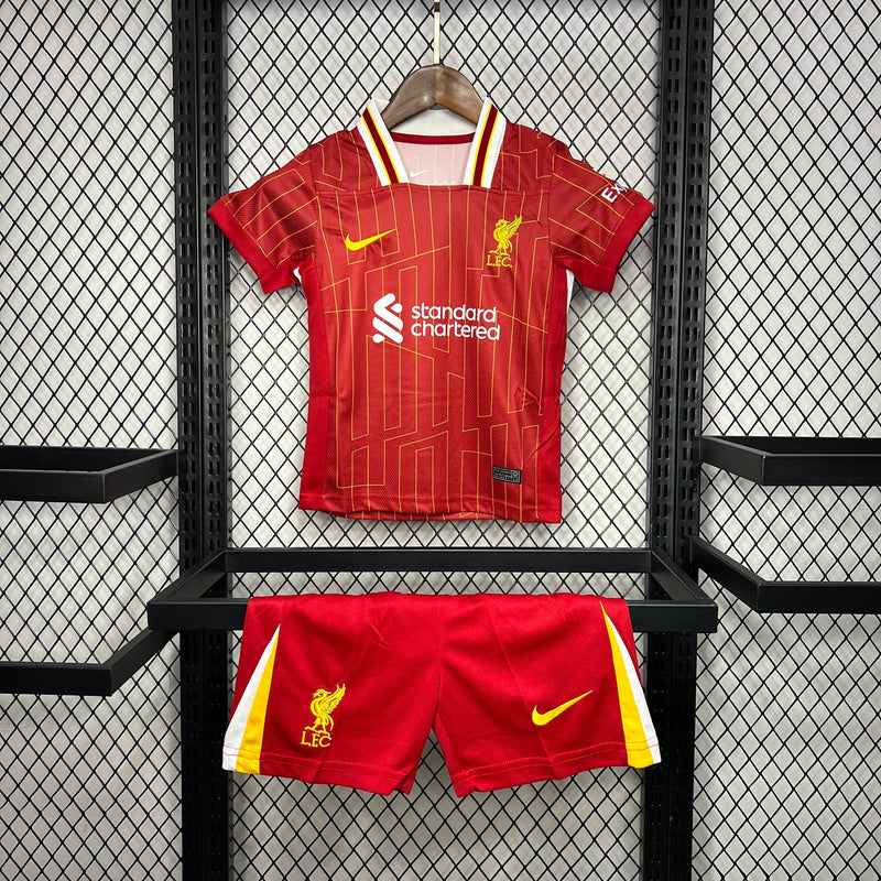 Kit Infantil Liverpool Titular 2024/25