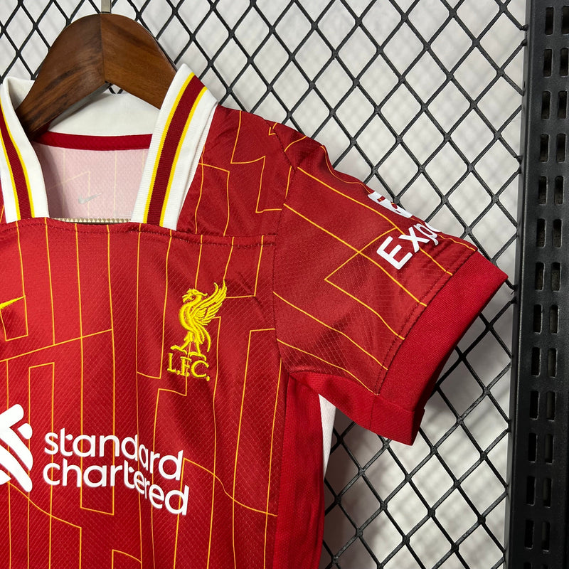 Kit Infantil Liverpool Titular 2024/25